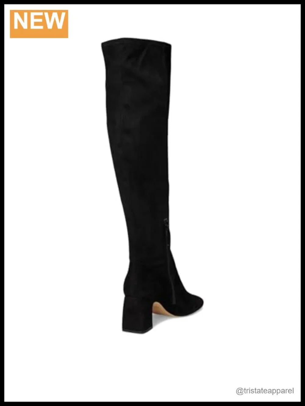 Over the Knee Boots Leather Suede Water Resistant Pull-On